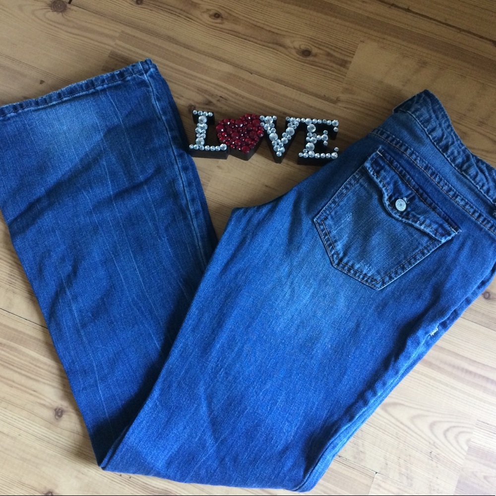 Aeropostale Hailey Stretch Flare Jeans